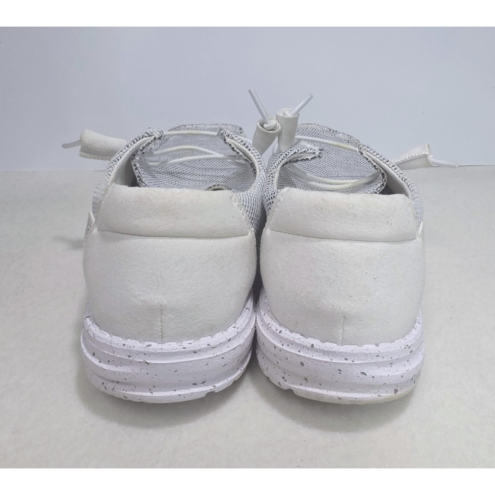 Hey Dude Women's Wendy Sox Stone White Sneakers Shoes Size 9 Comfort Slip On - Picture 3 of 10
